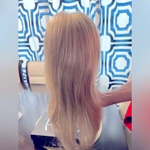 Top Style 18" by Jon Renau Clip-In Hair Topper Cream Brûlée New-Never Worn